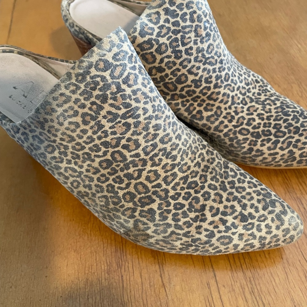 Suede Leopard Print Mules From Able - image 2